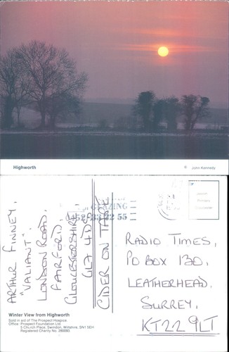 Winter sunset view - , in
