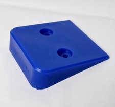 Vintage 70s / 80s Skateboard Wedge Skid Plate Tail Guard Bone Made in USA BLUE