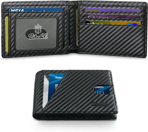 Men slim rfid leather - rfid,