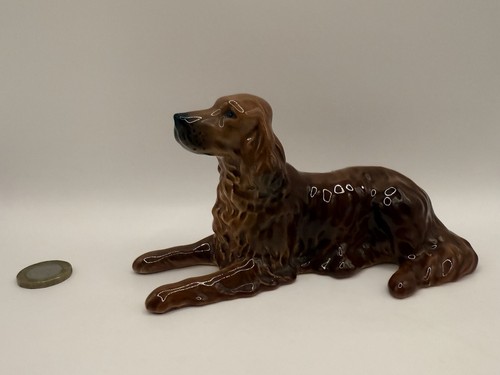 Beswick red setter lying - red,