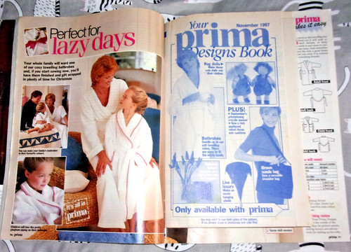 Vintage prima magazine with - prima,