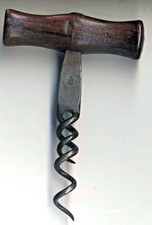 CORKSCREW –BROOKES & CROOKES c.1877 ANTIQUE DOUBLE HELIX