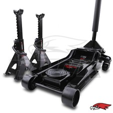 3 TONNE HYDRAULIC CAR JACK & 2