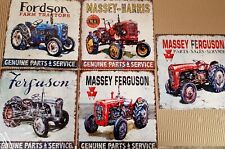 Tractors- Ferguson/ Fordson/ Massey-Harris/ Massey Ferguson 12 x 12 Metal Sign