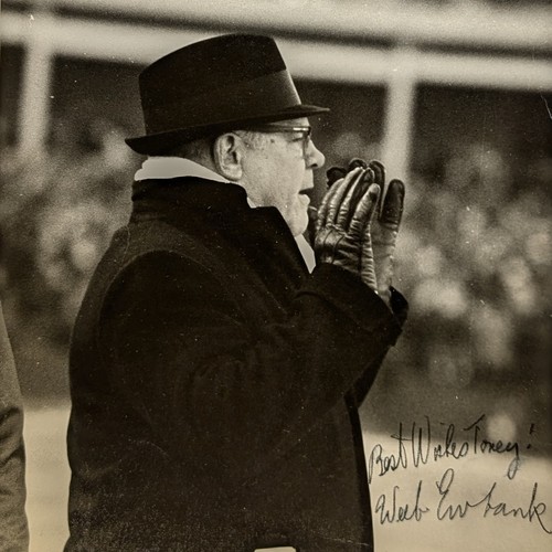 Weeb ewbank autograph - weeb,