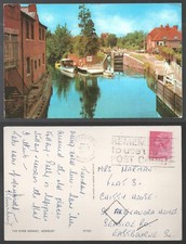 The River Kennet Newbury Berkshire Used Postcard