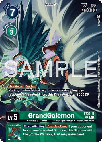 Grandgalemon st22 digimon - grandgalemon,