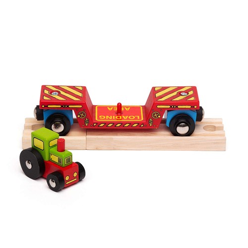 Bigjigs rail wooden tractor - rail,