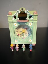 Rare Vintage Bluebird  1991 Polly Pocket  Funtime Clock 100% Complete See Desc
