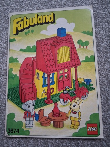 Lego fabuland 3674 instruction - lego,