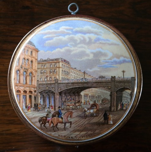Holborn viaduct gilt framed - holborn,