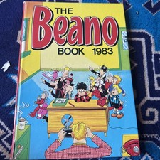 Vintage The Beano Book 1983 Hardcover Vintage Comics Cartoon