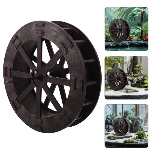 Fountain water wheel - water, wheel: