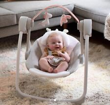 Ingenuity Comfort 2 Go Compact Portable 6-Speed  Baby Swing  Flora the Unicorn