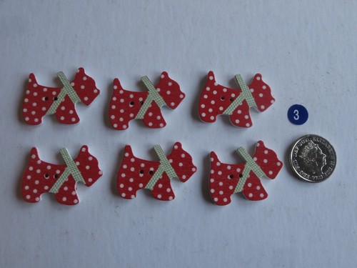 Small wooden scottie dog - small,