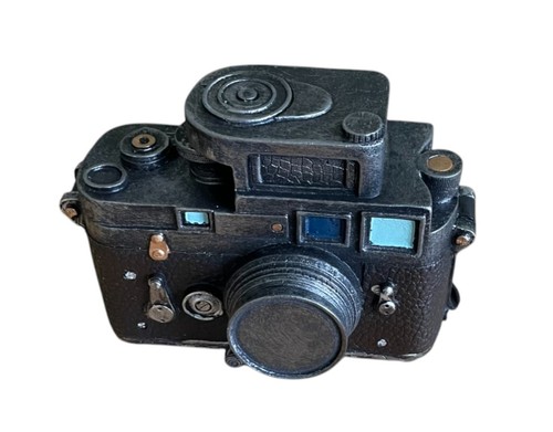 Camera money box antique - money, box,