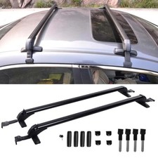 43.3" Alu Car Roof Rack Bars Rail Anti Theft Luggage Carrier For Porsche Cayenne