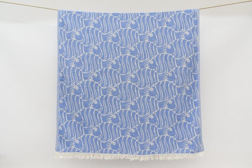 Blue towel turkish bath - turkish,