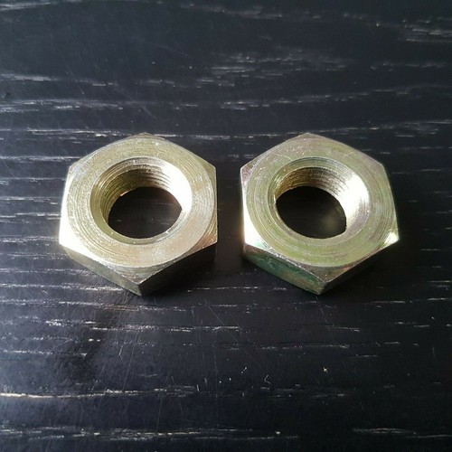 Pair front hub nuts - pair,