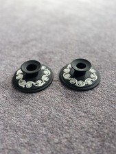 Wedgewood Black Candle Holders X2