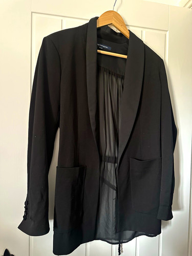 French connection black open - french,