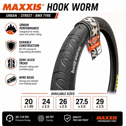 Maxxis hookworm bike tyre - bike,