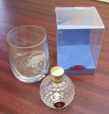 OLD ST ANDREWS ClubHouse EMPTY Golf Ball Whisky Bottle & Tumbler in Display pack