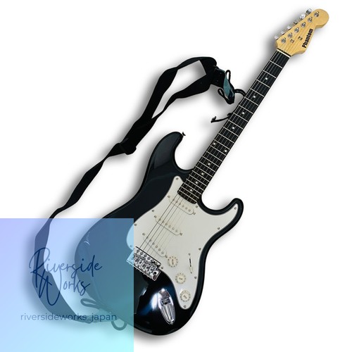 Black stratocaster type - black,
