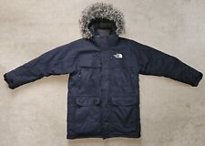 THE NORTH FACE MENS McMURDO WATERPROOF/GOOSE DOWN PARKA BLACK SIZE LARGE PREWORN