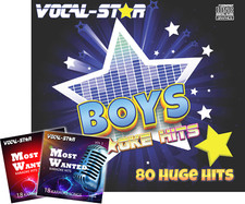 Vocal-Star Boys Pop Karaoke CDG Disc 80 Huge Hits - Plus 36 Free Songs
