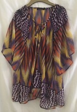 PRIMARK Ladies Kaftan/Top MULTI UK12