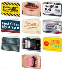 Oyster Card Wallet ID Holder Funny Comedy Humour Rude Joke Novelty Cheap Gift 