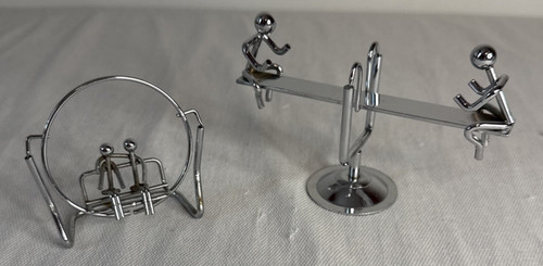 Vintage balancing seesaw - balancing,