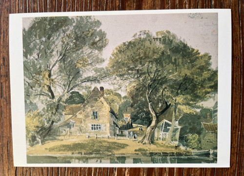 Art postcard cottage - postcard,