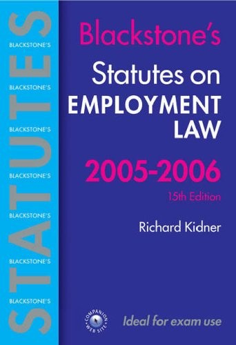 Statutes employment law - statutes,