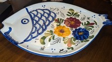 vintage Spanish fish platter