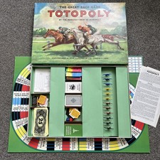Totopoly Vintage Board Game 1949 John Waddington Boxed Rules