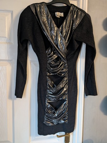 Vintage felice dress ribbed - vintage,
