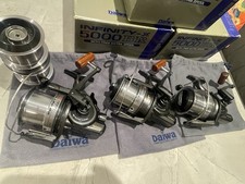 3x Daiwa Infinity-X 5000 BR Carp Fishing Reels with 2 Spare Spool