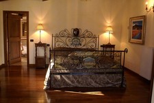 Italian Hand Forged Iron Super King Bed Frame