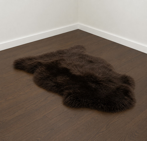 Genuine sheepskin rug real - genuine,