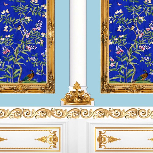 Dolls house wallpaper 12th - dolls,