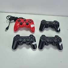 X4 Sony PlayStation 3 PS3 Wireless Controller - Spre or repair - Not working