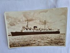 Vintage postcard ship - vintage, of