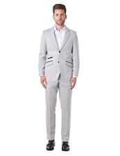 XPOSED Mens Tweed 2 Piece Suit