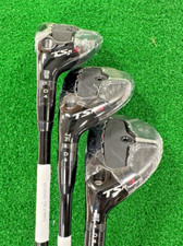 TITLEIST LEFT HANDED EX DEMO TSR 3 HYBRIDS BRAND NEW HEAD FITTING SHAFT