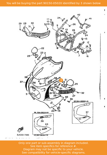 Yamaha screw round head - yamaha,