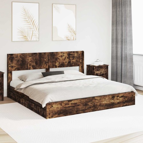 Bed frame with storage and - frame,