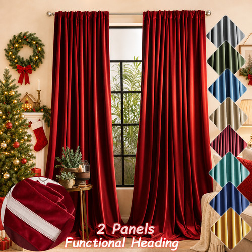 Luxury velvet curtains - velvet,