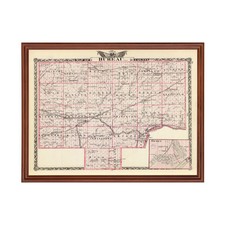 Old Map of Bureau County, IL